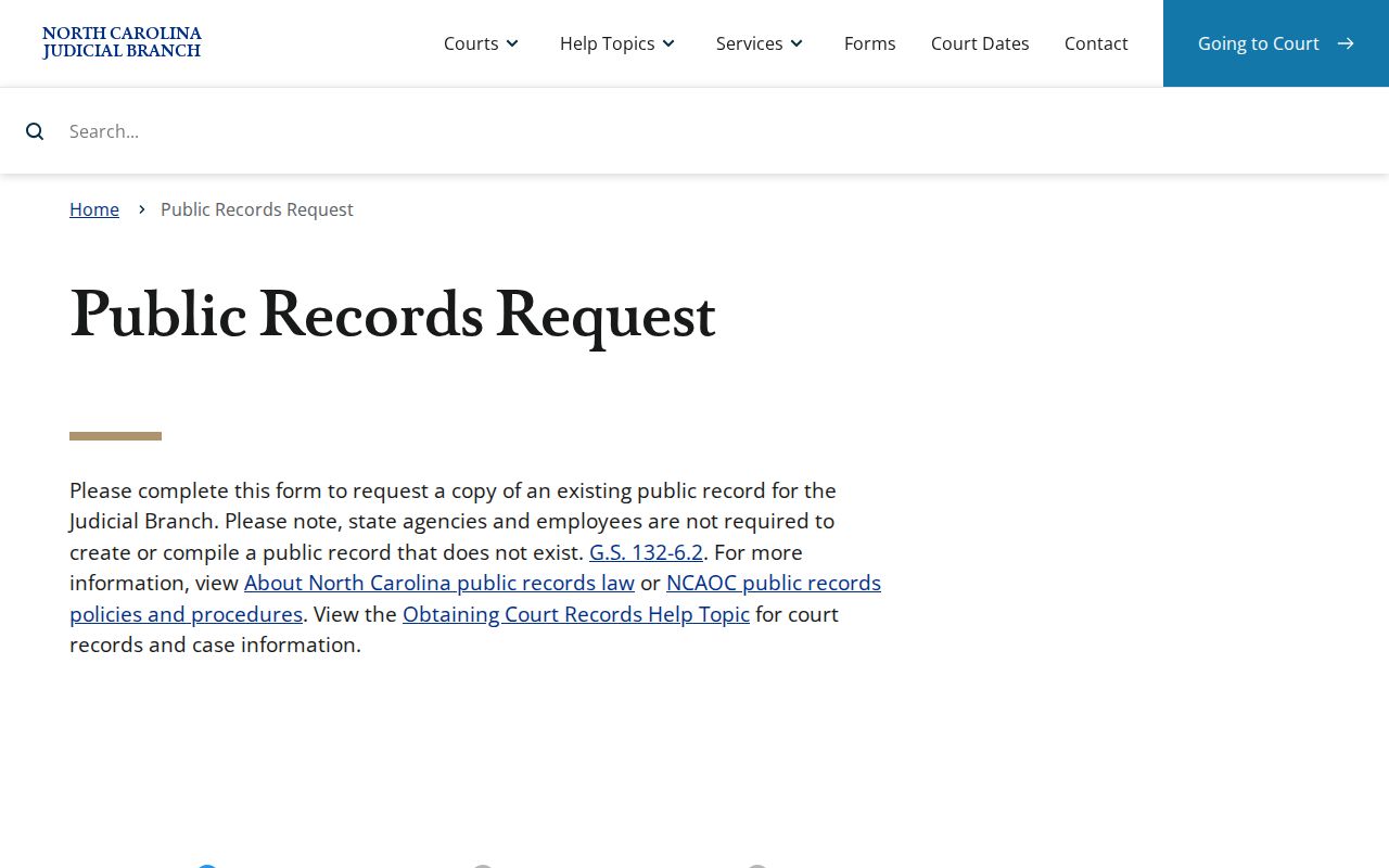 Wilson County court records Judicial Branch public records request information