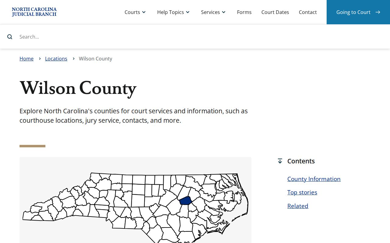 Wilson County court docket local rules and calendar resources