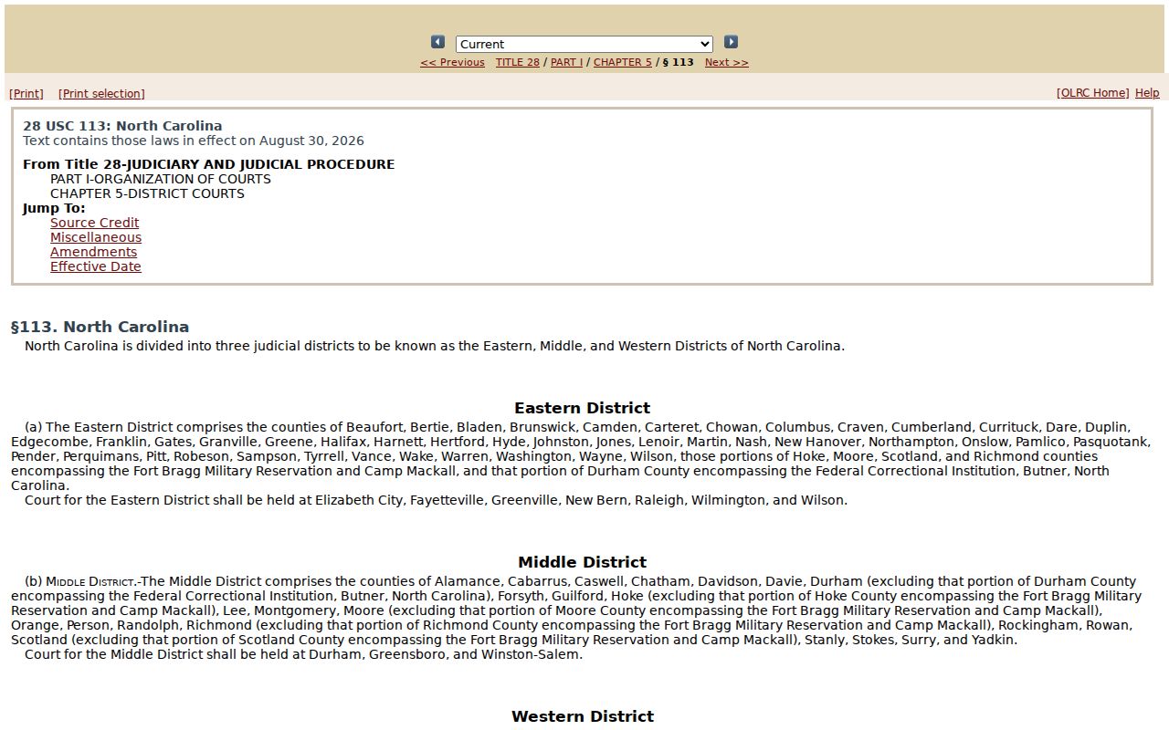 Lucama court docket source for federal judicial district statute